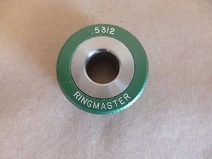 ANELLO RINGMASTER GREEN MASTER SETTING 17/32" .5312" ANELLO DIA. 1-1/2" X 3/4" - Foto 1 di 2