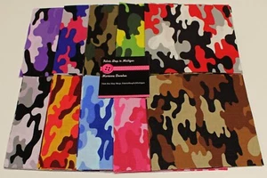 charm pack Novelty Camo Prints 50 five inch squares, ten colors MDG Kickin Camo - Picture 1 of 1