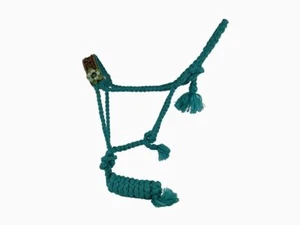Showman Teal Nylon Mule Tape Holder con accento floreale 3D - Foto 1 di 2