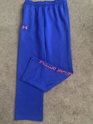 Under Armour Cold Gear Girls Purple Sweat Pants Sz XL YXL - Image 1 of 3