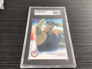 2016 Topps U.S. Olympic Michael Phelps #1 SGC 10 #2985307 - Picture 1 of 3