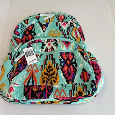 Mochila Vera Bradley Acolchada Algodón Esencial Pueblo Estampado Suroeste Nueva con Etiquetas Foto 1 de 2