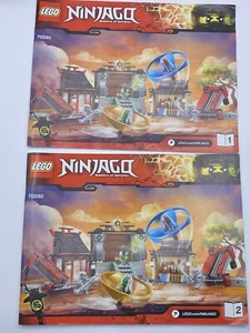 LEGO Ninjago (70590) - Manuales de Instrucciones Solo Libro 1 y 2 ~ Airijitsu Arena - Imagen 1 de 1
