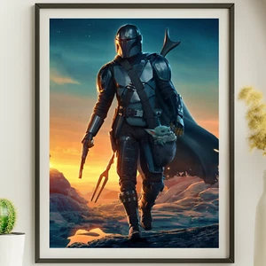The Mandalorian The Child A4 A3 A5 6x4 Bild Druck Wandbild Deko Fotografie - Bild 1 von 5