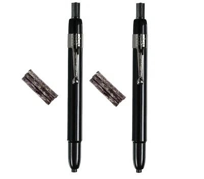 2 Listo 1620 Chinagraph Pencils +6 spare lead. Mechanical Retractable China/wax