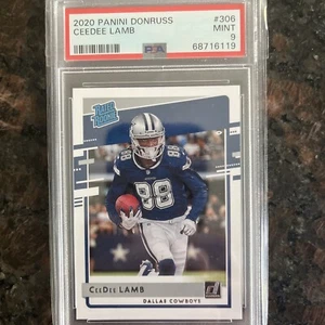 2020 Panini Donruss - Rated Rookie #306 CeeDee Lamb (RC) PSA 9 - Bild 1 von 2