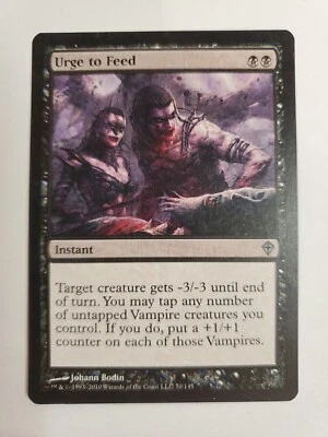MTG Magic The Gathering Card Urge to Feed Instant Black Worldwake 2010  - Image 1 of 2
