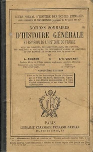 LIVRE Ammann / Coutant " Notions sommaires d'histoire générale " - Imagen 1 de 3
