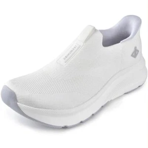 JACKSHIBO Mens Wide Toe Box Shoes Free up Hands Arch Support Orthopedic Sneakers - Picture 1 of 49