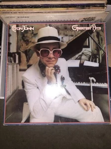 Elton John - Greatest Hits Vinyl LP 1974 - Picture 1 of 6