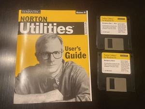 Vintage Norton Utilities for Windows 95 3.5" Emergency Floppy Disks & Manual - Picture 1 of 1