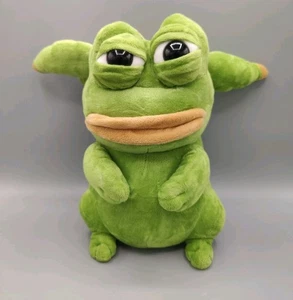 Pepechu Pepe Pikachu Pokemon Style 14" Plush. Frog Meme Troll Q Trump XRP - Picture 1 of 11