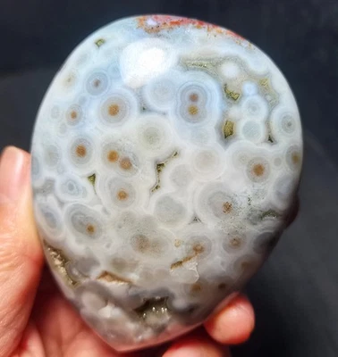 Raro 229.4G Natural Océano Jaspe Reiki Cristal Piedra Espécimen Curación WD1899 Foto 1 de 4