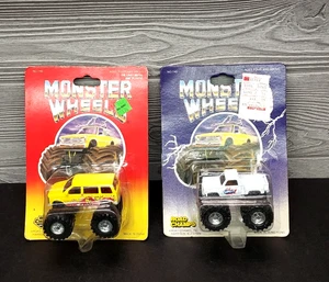 1980's ROAD CHAMPS MONSTER WHEELS MONSTER TRUCKS CHEVY BANDIT & FORD FIRE CAT - Picture 1 of 5