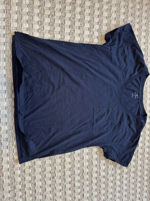 Lou & Grey Women's Oversized Pocket Softserve Tee 100% Supima Cotton, Blue, XS - Image 1 of 2