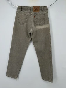 Pantalones de mezclilla Levi's 550 calce relajado pierna cónica para hombre talla 32 vintage años 90 lengüeta naranja - Imagen 1 de 15