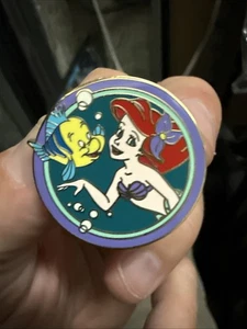 Disney Pin Ariel & Flounder Best Friends Circle Mystery Collection 2012 - Picture 1 of 3