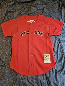 Herren Boston Red Sox David Ortiz Mitchell & Ness rot Cooperstown Kollektion Mesh - Bild 1 von 11