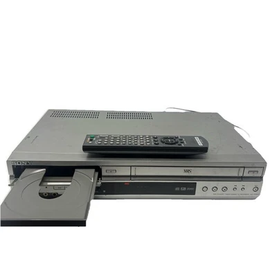 Sony VCR DVD Combo Player Recorder SLV-D350P Hi-Fi 4 Head VHS W/ Remote Untested - Image 1 of 4