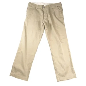 Columbia Hose Herren 38x30 Khaki Chino Gerades Bein Baumwolle Freizeit Outdoor - Bild 1 von 8