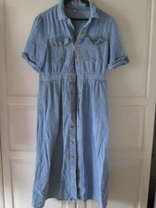 Jeans -Maxi - Kleid - Gr L - Bild 1 von 2
