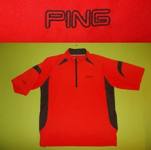 Chaqueta Windcheater Manga Corta PING (M) ¡PERFECTA!!! PINGMAN DE GOLF ROJO - Imagen 1 de 10