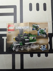 Lego Creator 4837 Mini Trains Instruction Manual Only 2008 1 Book Only 3in1 - Picture 1 of 2