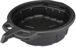 NEIKO 20762A Oil Drain Pan | Black Plastic Anti Splash | Motor Oil Drip Catcher - Bild 1 von 6