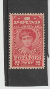 U.S. Scott # RI-1 Potato Tax Stamp 2ct 1 Lb.1935 issue MNH Revenue - Picture 1 of 1