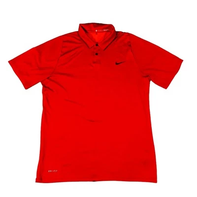 Polo de golf Nike Tiger Woods Collection Performance ventilado domingo rojo mediano Foto 1 de 4