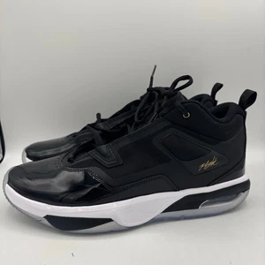 Nike Air Jordan Stay Loyal 3 Zapatos Para Hombre Talla 10.5 Negro Blanco Metálico Dorado - Imagen 1 de 10