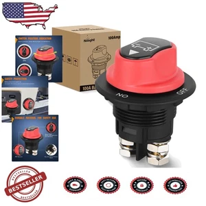 Master Power Cutoff Switch 100A Waterproof Heavy Duty for Marine RV 12-32V - Bild 1 von 10