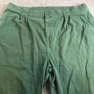 Lucy & Yak Jeans Womens 48 Green Addison Pants High Waist 100% Organic Cotton - Picture 1 of 13