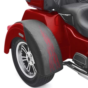 2009-2024 Kunstleder Flame Heck Trike Fender Bra Set für Harley Trike... - Bild 1 von 4