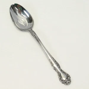 Ekco Eterna Beaumont Pierced Slotted Serving Spoon Glossy 8 1/4" Stainless - Picture 1 of 6