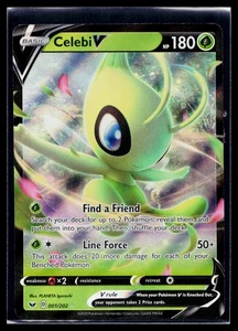 🎴Celebi V #001/202 SWSH01: Set Base Spada e Scudo Ultra Raro Near Mint + - Foto 1 di 2