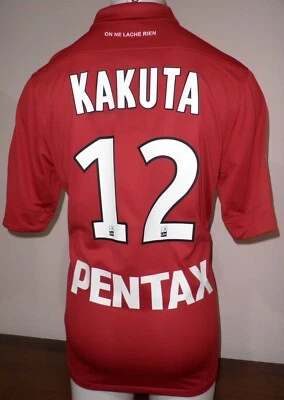 DFCO DIJON camiseta Nike llevada partido 2011-2012 maillot porté GAËL KAKUTA - Imagen 1 de 4