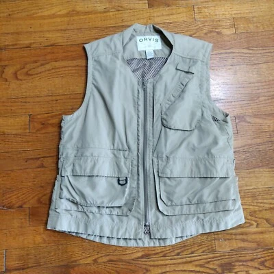 VTG Orvis Utility Multi- Pocket Vest LARGE Fishing Hunting Photo Outdoors Mesh  - Image 1 of 4