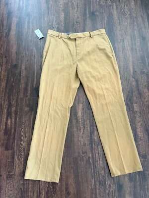 Pantalones chinos caqui Daniel Cremieux para hombre colección exclusiva talla 36x30 nuevos con etiquetas Foto 1 de 4