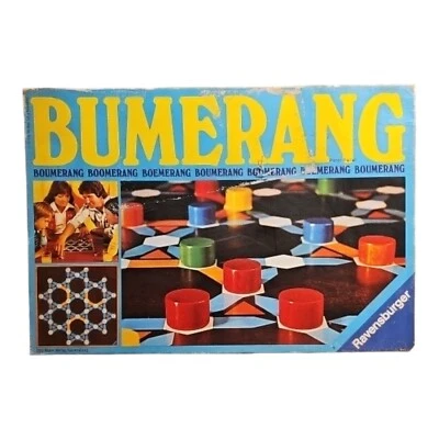 Bumerang Ravensburger Brettspiel von 1976 Gesellschaftsspiel VOLLSTÄNDIG  - Bild 1 von 4