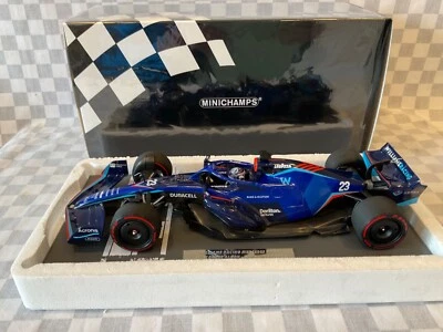 1/18 MINICHAMPS 117 220123 WILLIAMS FW44 MERCEDES ALBON F1 BAHRAIN 2022 LTD ED - Image 1 of 4