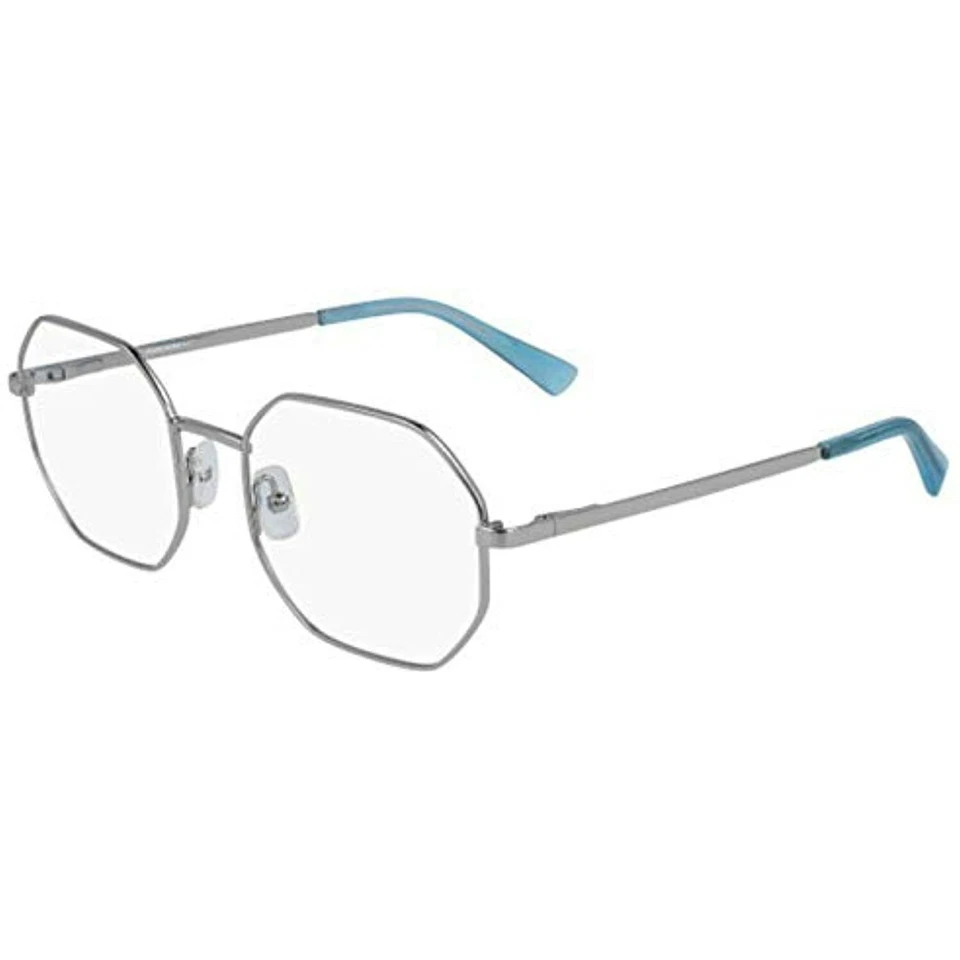 NEW MARCHON M-4501 046 Silver Octagon Eyeglasses 53mm with Case - Image 1 of 1