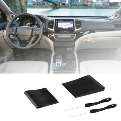 LEATHER STEERING WHEEL COVER FOR JEEP GRAND CHEROKEE WJ 1999-2004 DOUBLE STITCH - Image 1 of 4