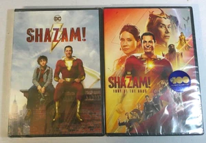 Shazam! & Shazam! Fury of the Gods (DVD, 2019, 2023) 2 Movie Lot - Neu / Sealed - Bild 1 von 2