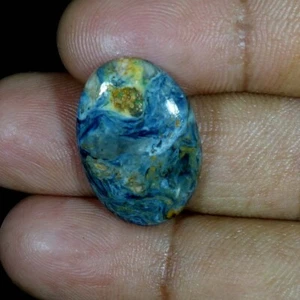 09,60 kt AA+ Qualität Golden Mix Feuer Pietersit Oval Cabochon Lose Edelstein - Bild 1 von 6