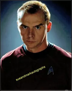 Autógrafo firmado Simon Pegg Scotty Star Trek Into Darkness Beyond UACC RD 96 - Imagen 1 de 1