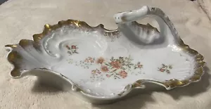 C T Germany Schüssel Porzellan Junggeselle Knopf Blumen Serving (ANTIKES HOCHZEITSGESCHENK - Bild 1 von 4