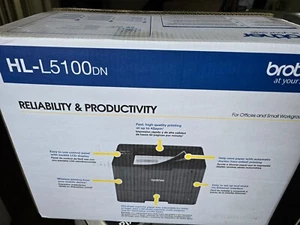 Brother HL-L5100DN Monochrome Laser Printer, Duplex, Network - BRAND NEW - Picture 1 of 1
