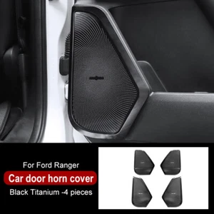 4pcs Car Door Speaker Loudspeaker Box Cover Trim Fits For Ford Ranger 2023 2024 - Picture 1 of 11
