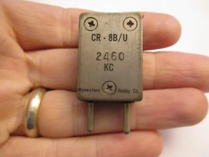 Radio cristal cuarzo 2460 KC kHz FT-243 PROBADO - Imagen 1 de 5